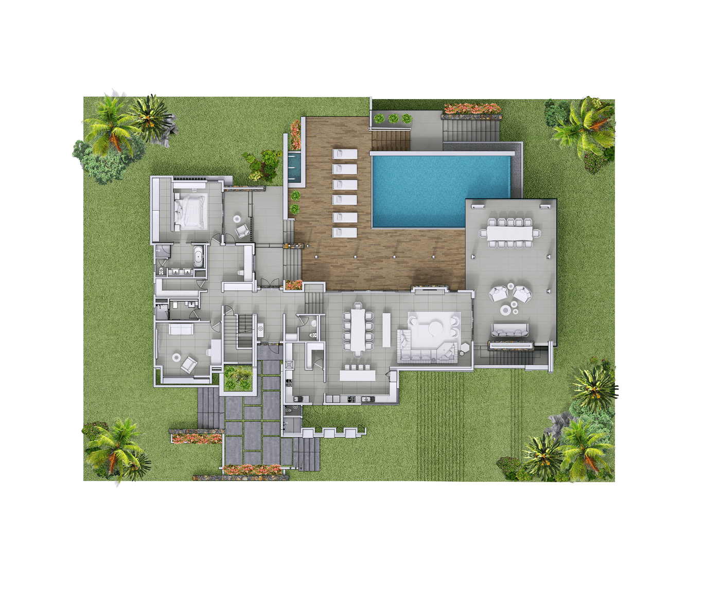 Our prestige Pailleenqueue villas Anbalaba Live Mauritius